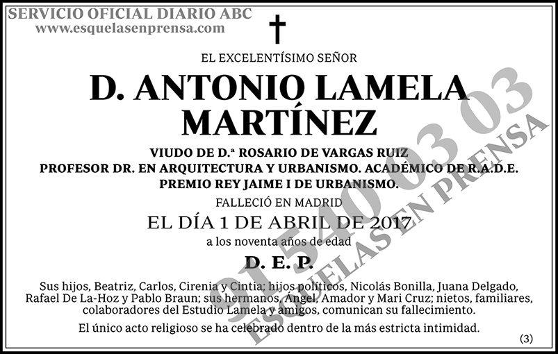Antonio Lamela Martínez